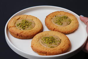 Kinder and Pistachio Plant Based Cookie
