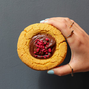 NotElla and Raspberry Plant Based Cookie